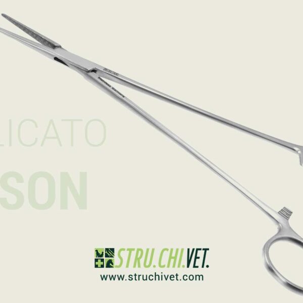 Adson Pinza Emostatica con Punta Dritta