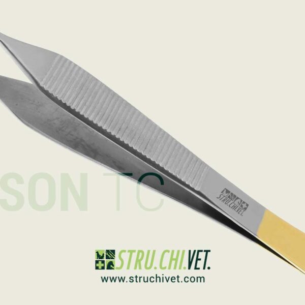 Adson Pinzetta Dritta con TC Piattaforma 1x2 Denti