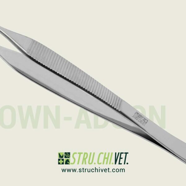 Brown-Adson Pinzetta Angolo da con 7x7 Denti