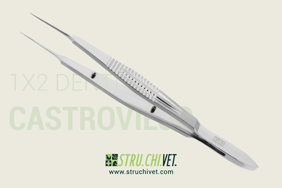 Castroviejo Pinzetta da Sutura con 1x2 Denti