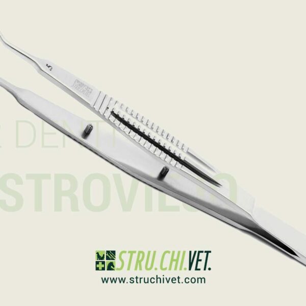 Castroviejo Pinzetta da Sutura con 1x2 Denti Baionetta