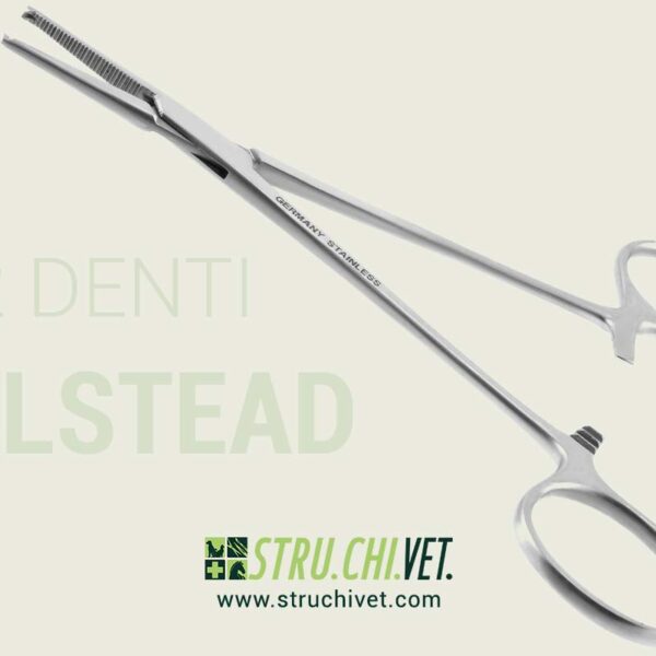 Halsted Pinza Mosquito Emostatica 1x2 Denti Presa Dritta