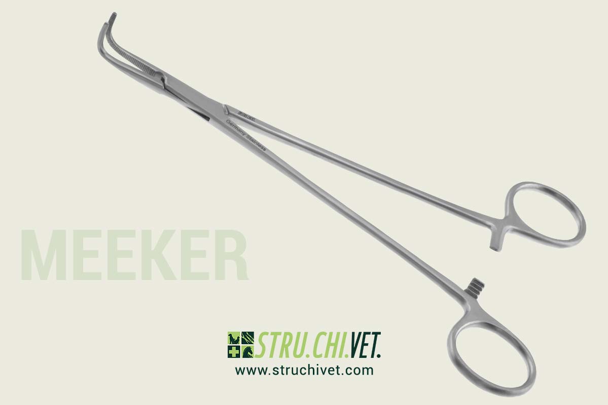 Meeker Pinza Arteria con Punta 90° Curvo