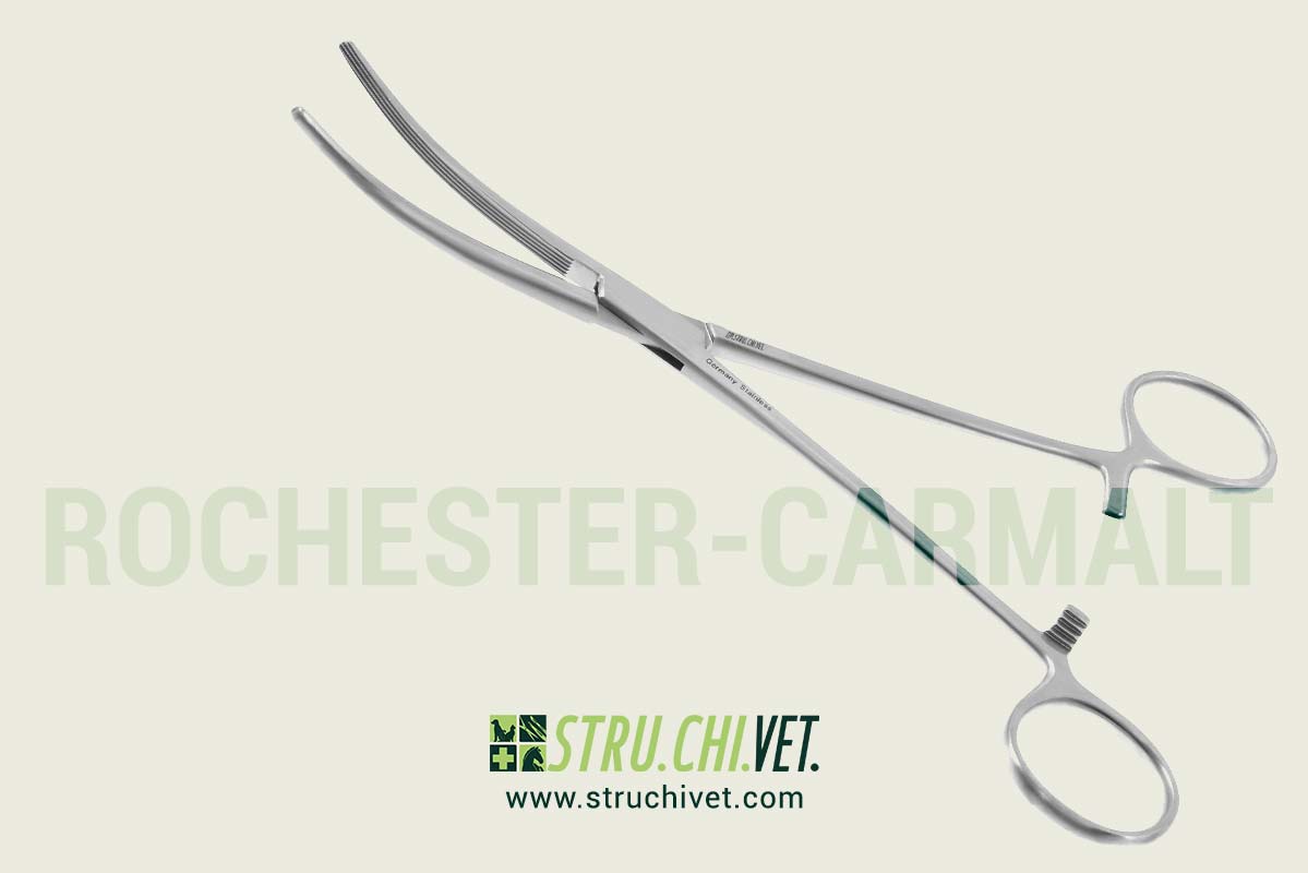 Rochester-Carmalt Pinza Arteria con Punta Curvata
