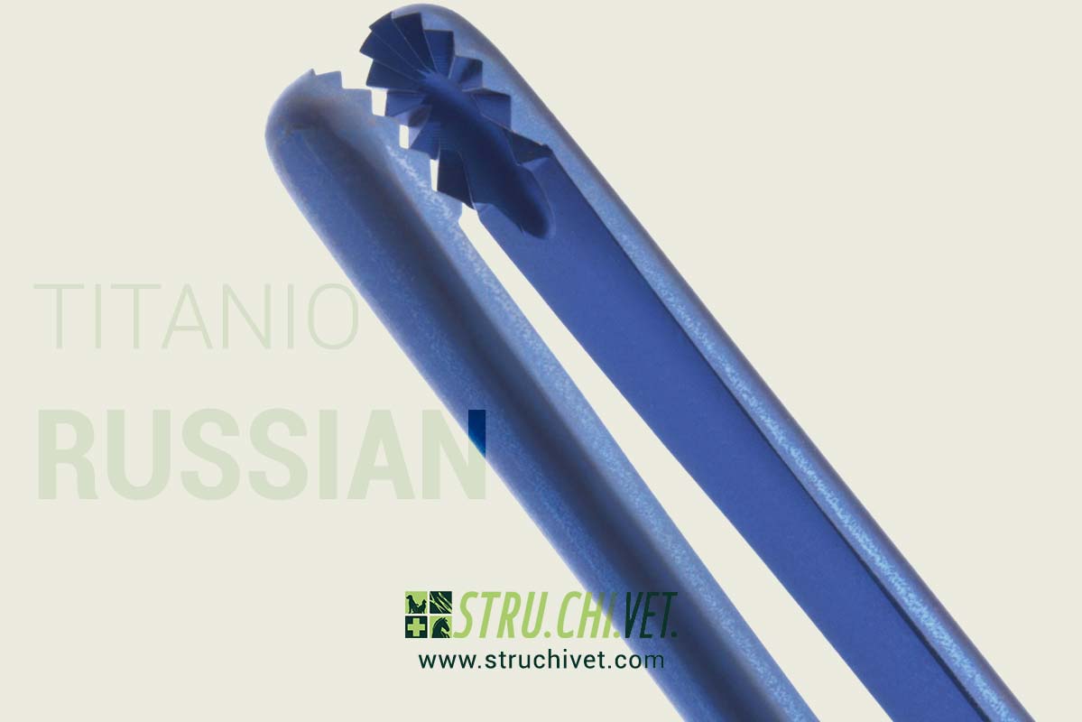 Russian Pinzetta Tessuti Titanio