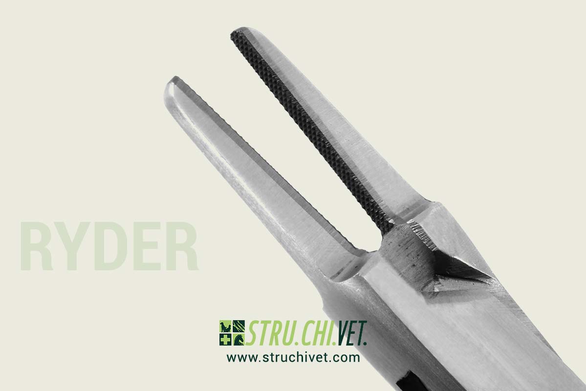 Ryder Porta Aghi Carburo di Tungsteno Superficie Dentellata