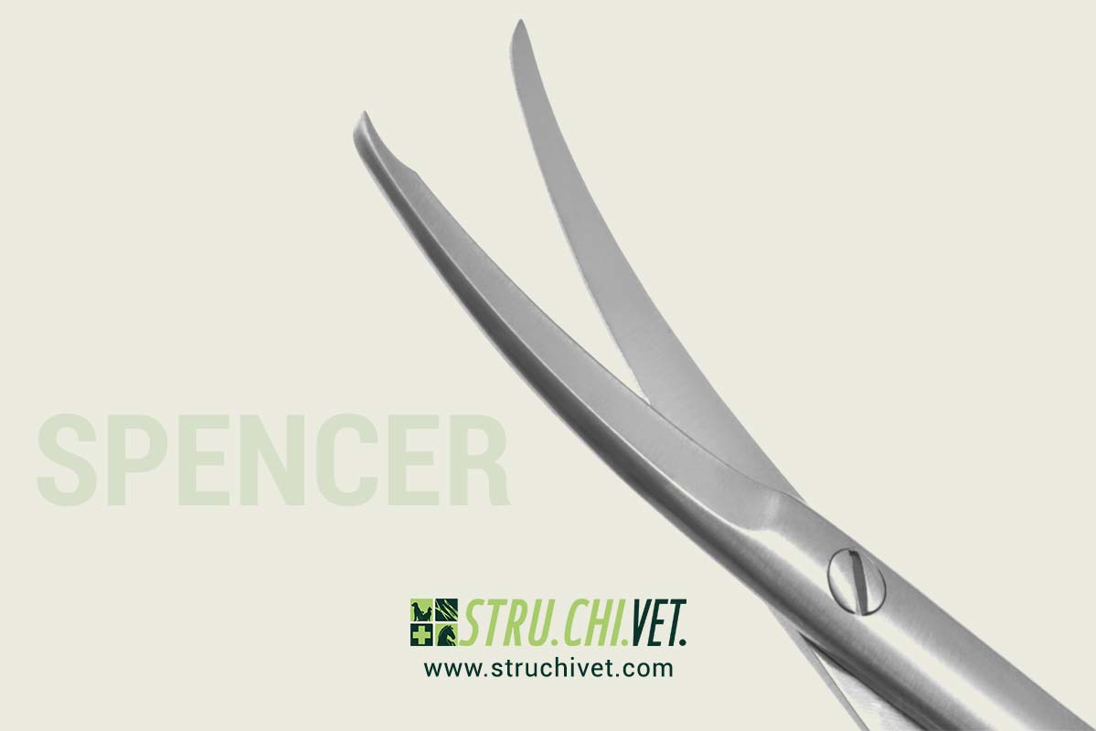 Spencer-Forbice-da-Suture-Standard-Taglio-Lame-Curve