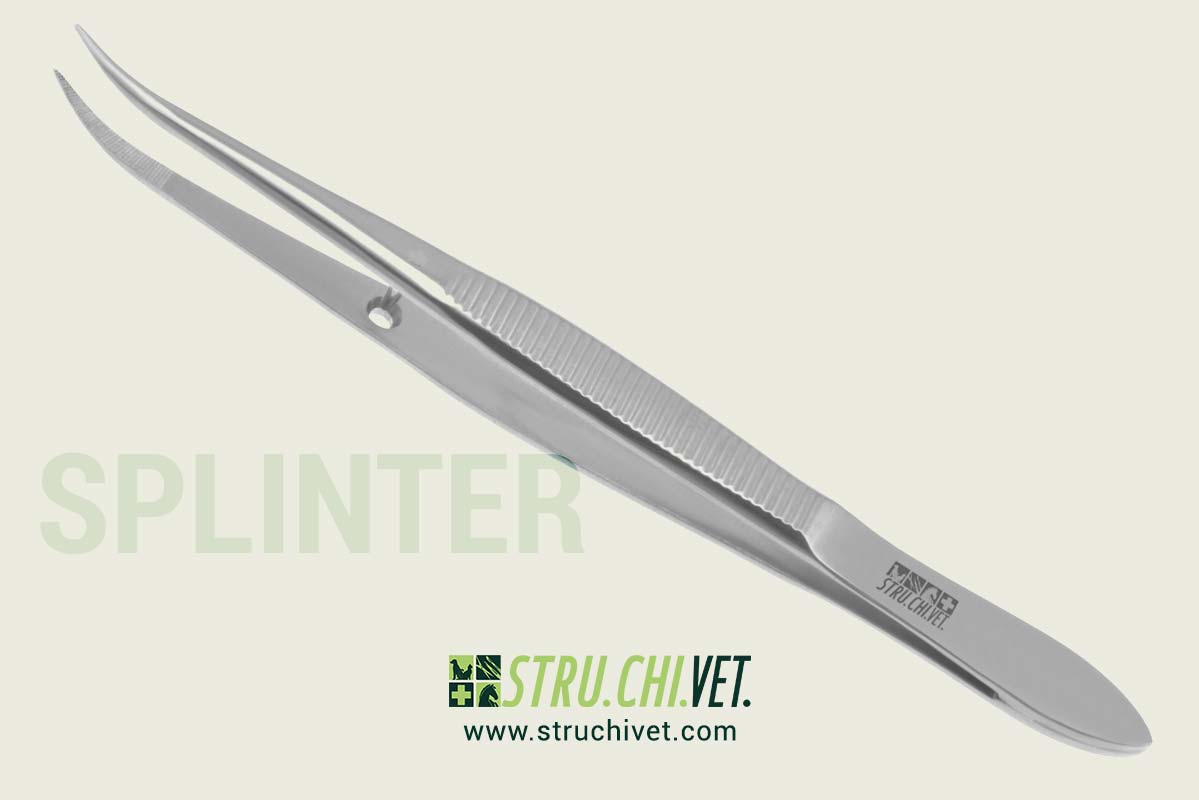 Pinzetta per Scheggia Punta Curvata