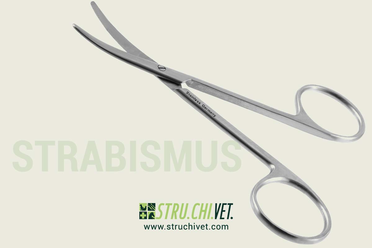 Strabismus Forbici da con Lamette Curve