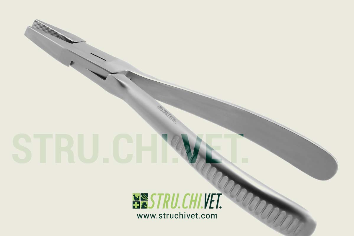 Pinza per Estrazione del Filo di Kirschner con Dentellatura Incrociata