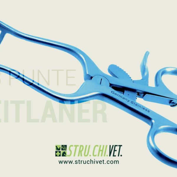 Weitlaner Divaricatore con Denti Appuntiti Titanio