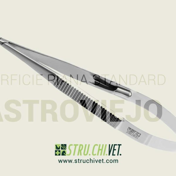Castroviejo Porta Aghi da 13.6 cm Curvata Curvata Superficie