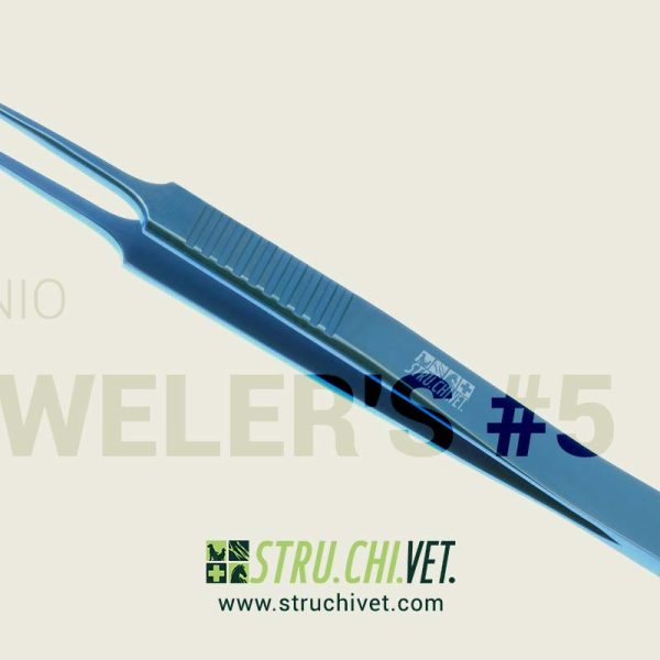 Jeweler's-Type-#5-Forceps-da-11-cm-01-Titanio-01